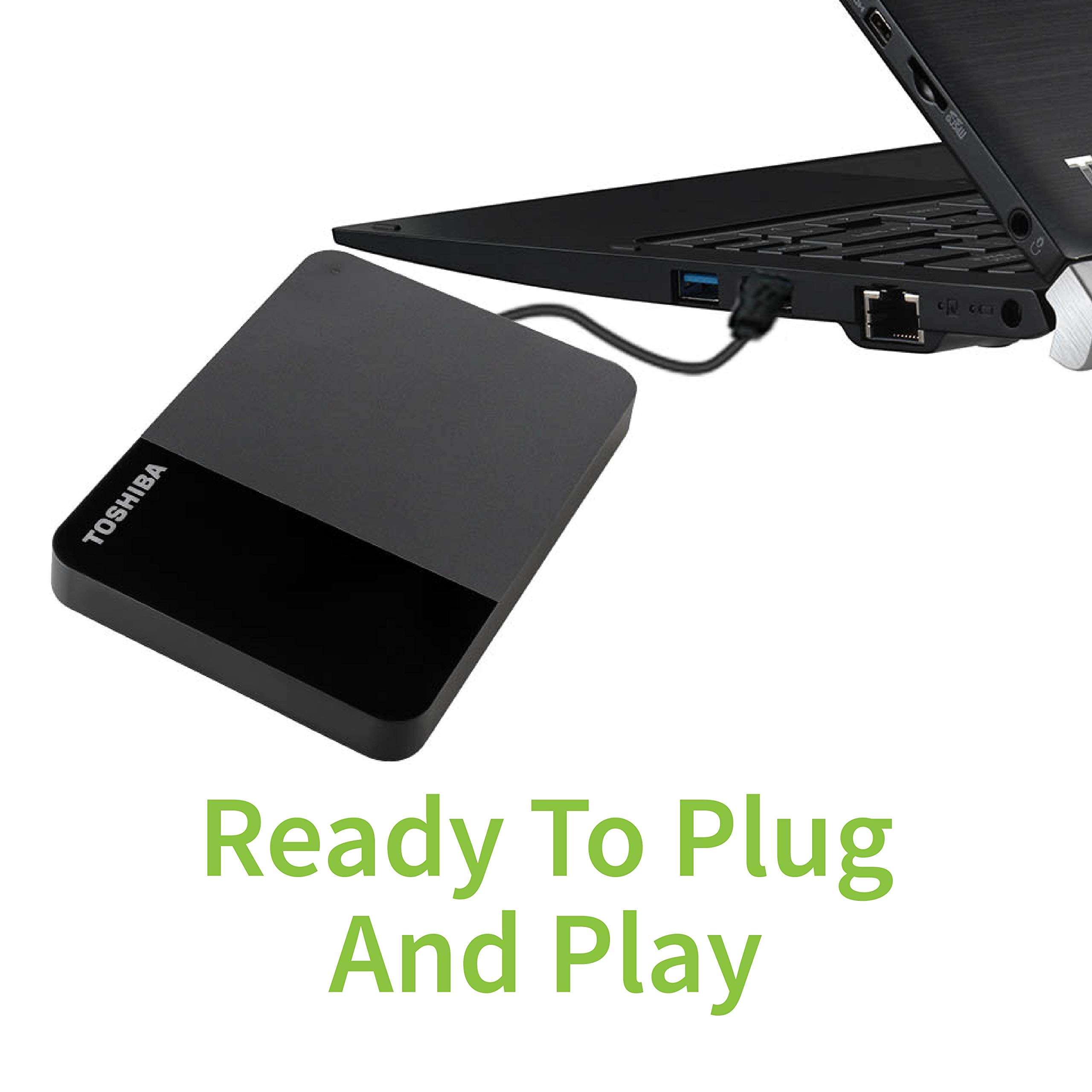 TOSHIBA Canvio Ready 4TB Portable External HDD - USB3.0 for PC